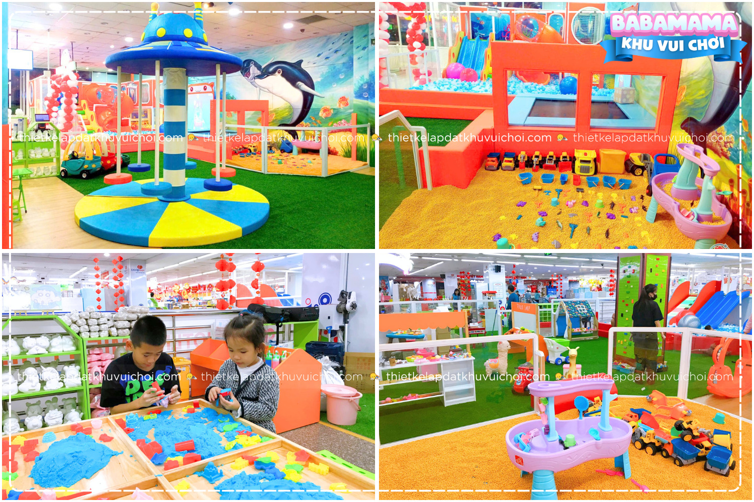Cùng khám phá khu vui chơi trẻ em Babamama nào