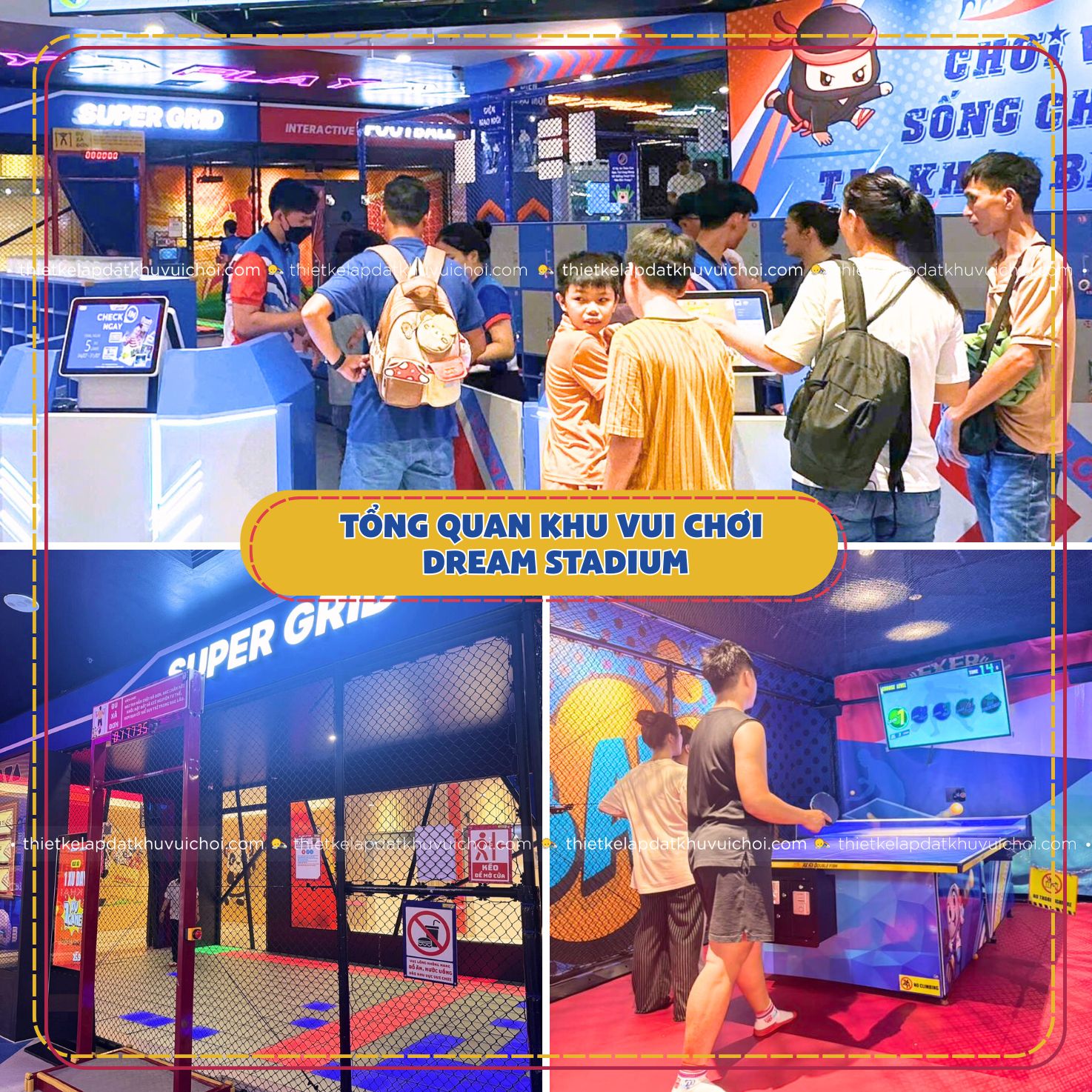 Tổng quan khu vui chơi Dream Stadium