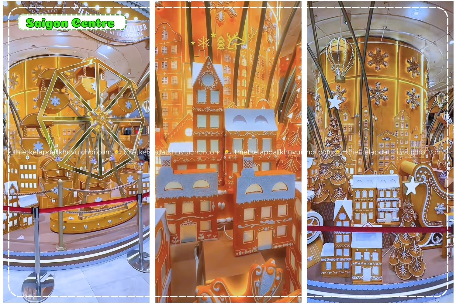 Các mô hình Decor của Saigon Centre được đầu tư chăm chút và tỉ mỉ