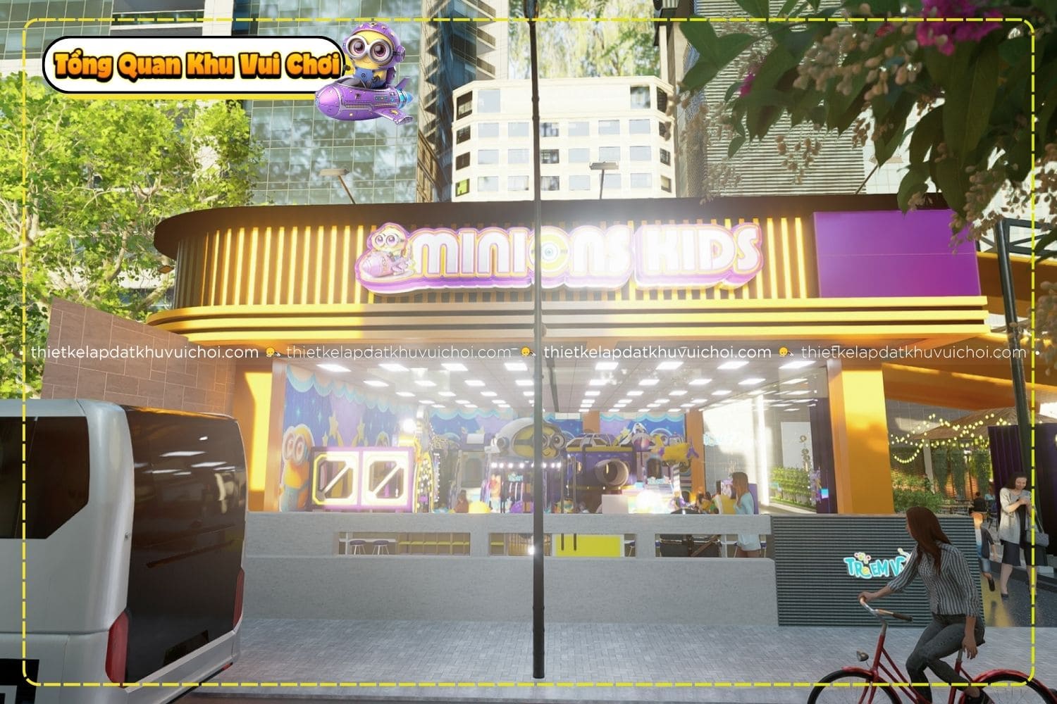 Góc nhìn tổng quan về khu vui chơi Minions