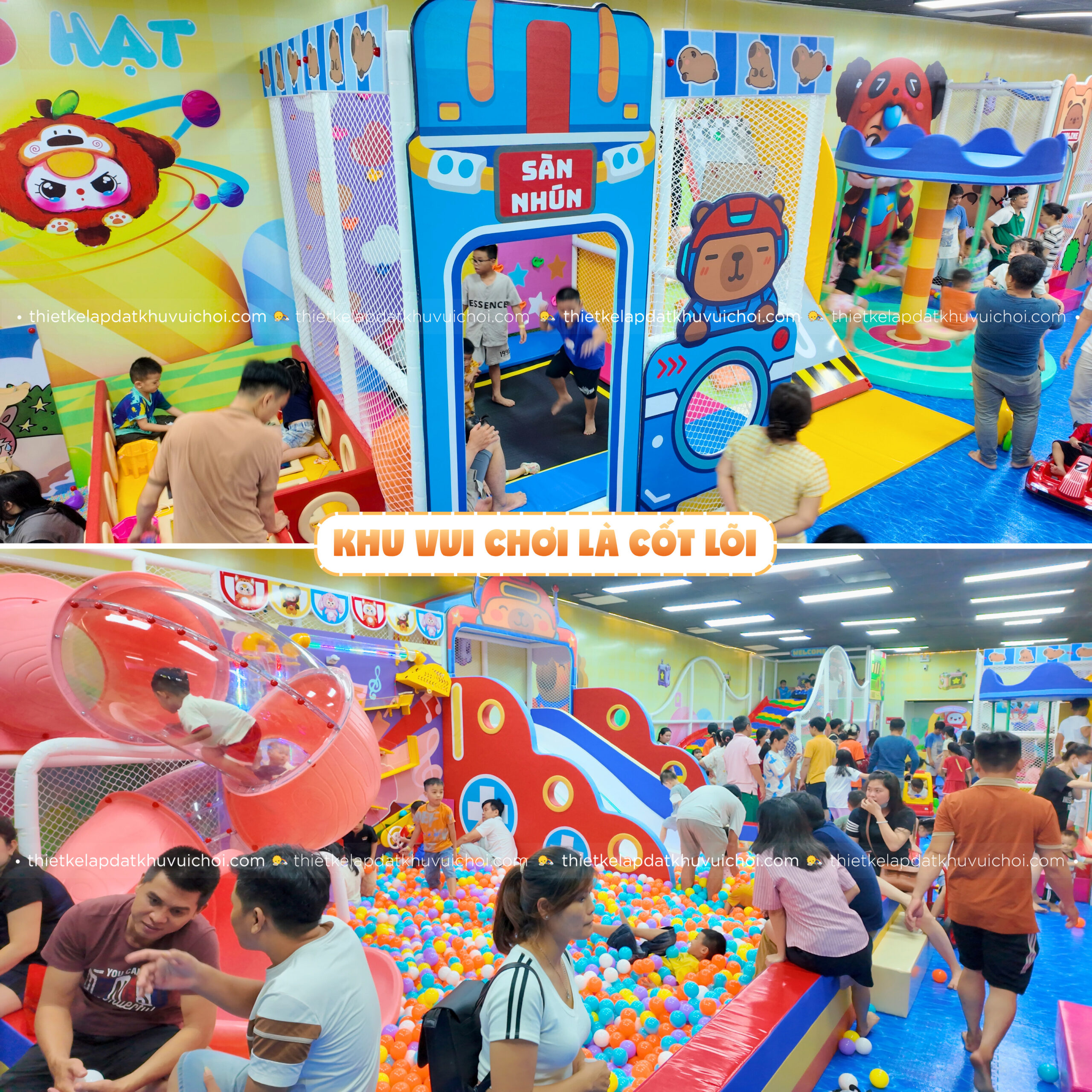 Đầu tư khu vui chơi trẻ em là hạng mục cốt lõi