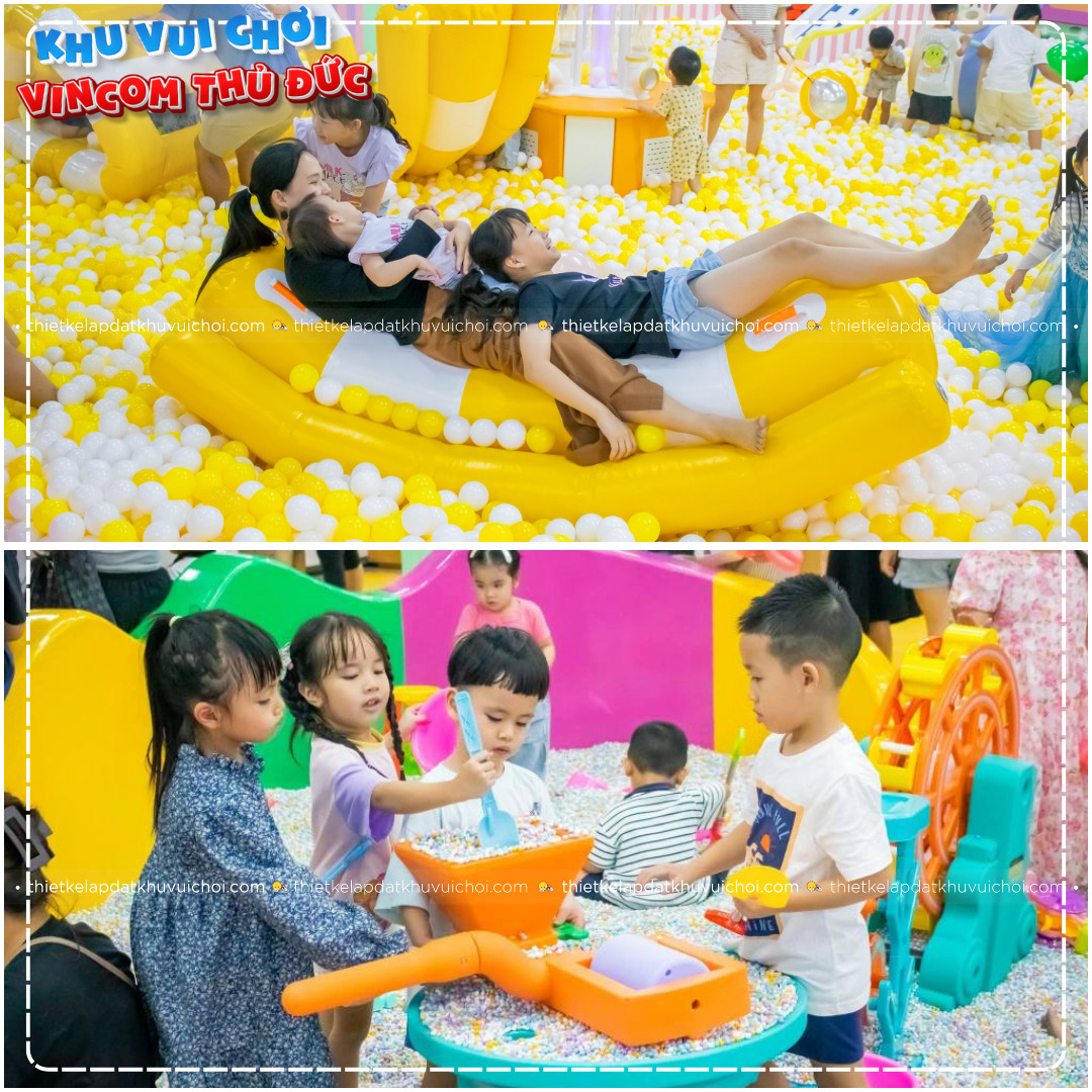 Bé chơi thỏa thích tại khu vui chơi trẻ em Play More Thủ Đức