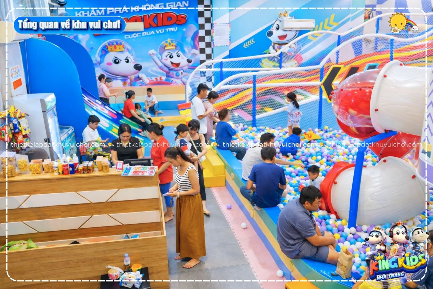 Góc nhìn tổng quan về khu vui chơi King Kids Nha Trang