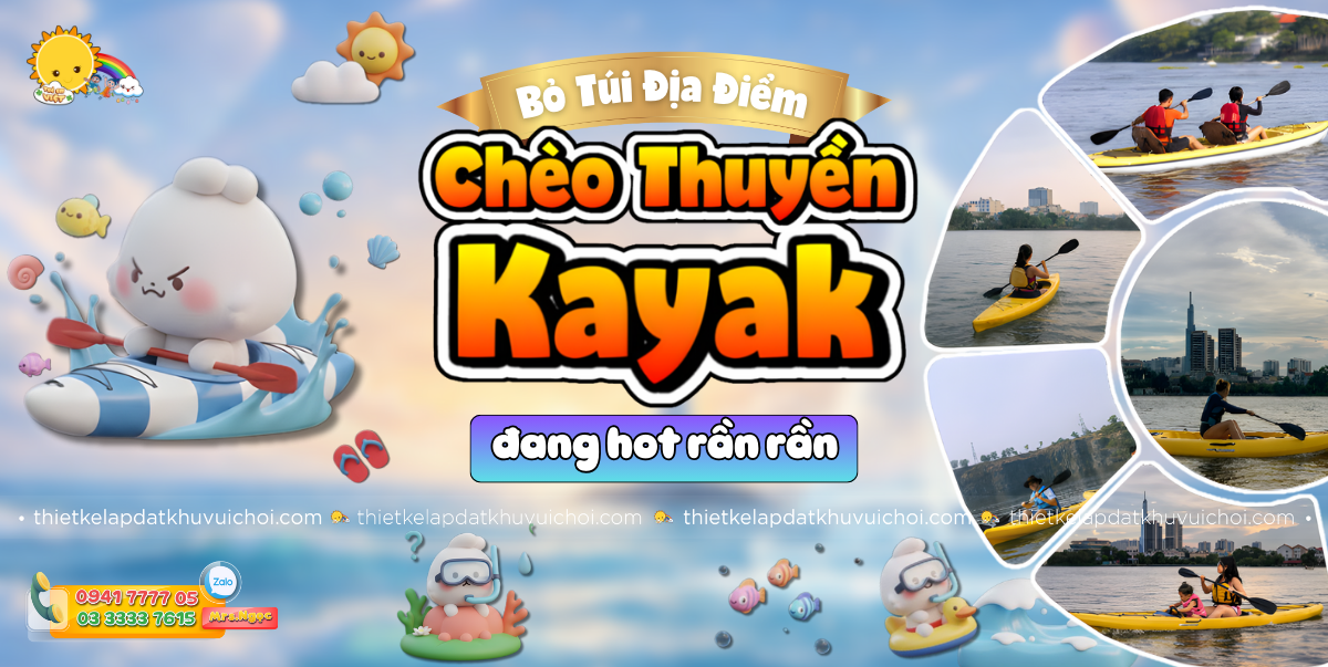 Toplist những địa điểm chèo thuyền kayak đang hot rần rần 2026 mà bạn không thể bỏ qua