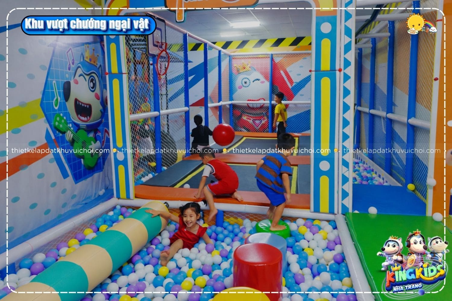 Chinh phục khu vượt chướng ngại vật liên hoàn