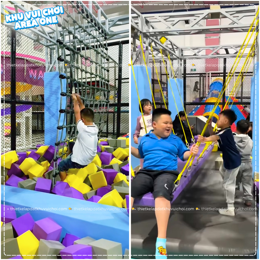 Quẩy hết năng lượng cùng các trò chơi vận động Sasuke