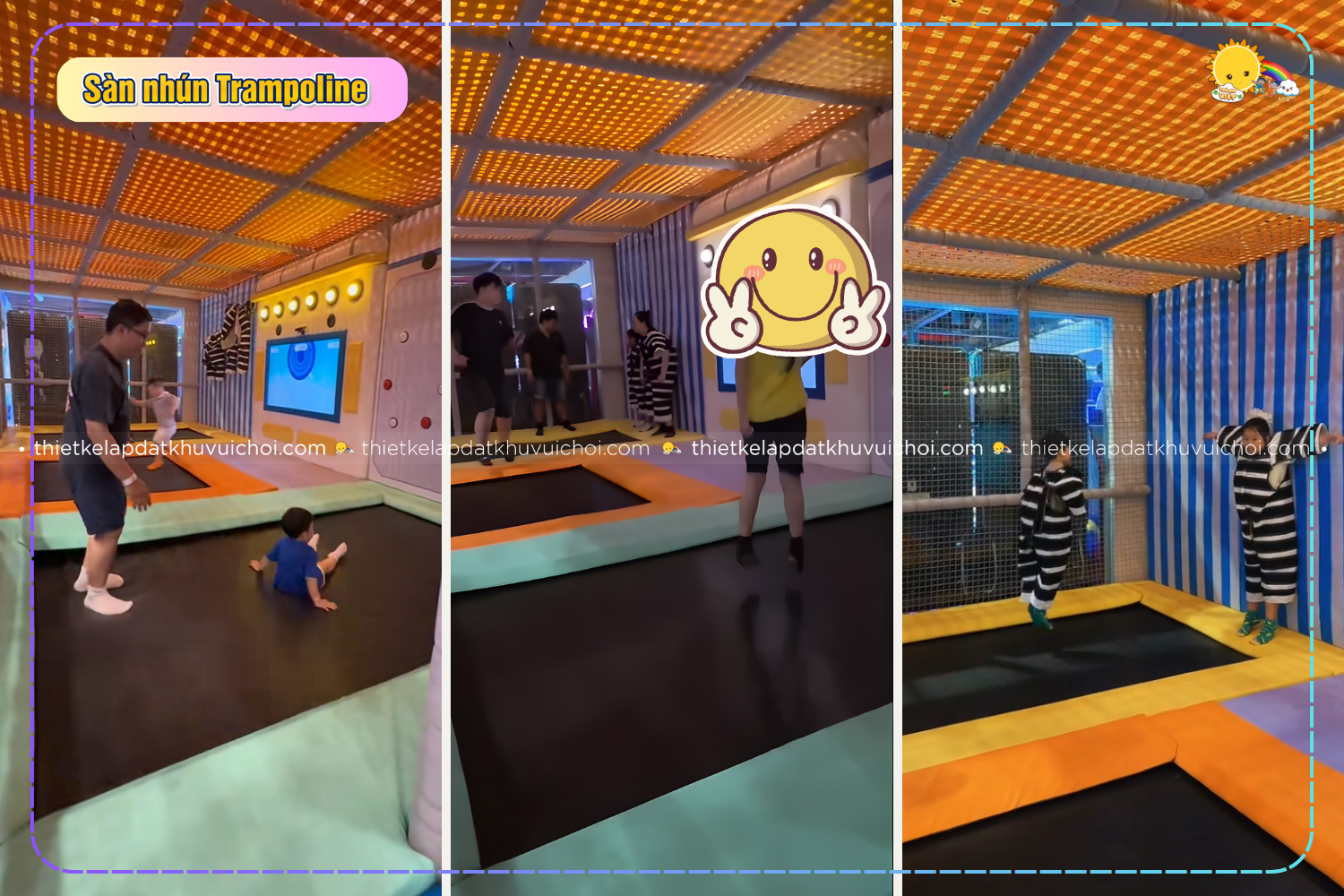 Sàn nhún trampoline