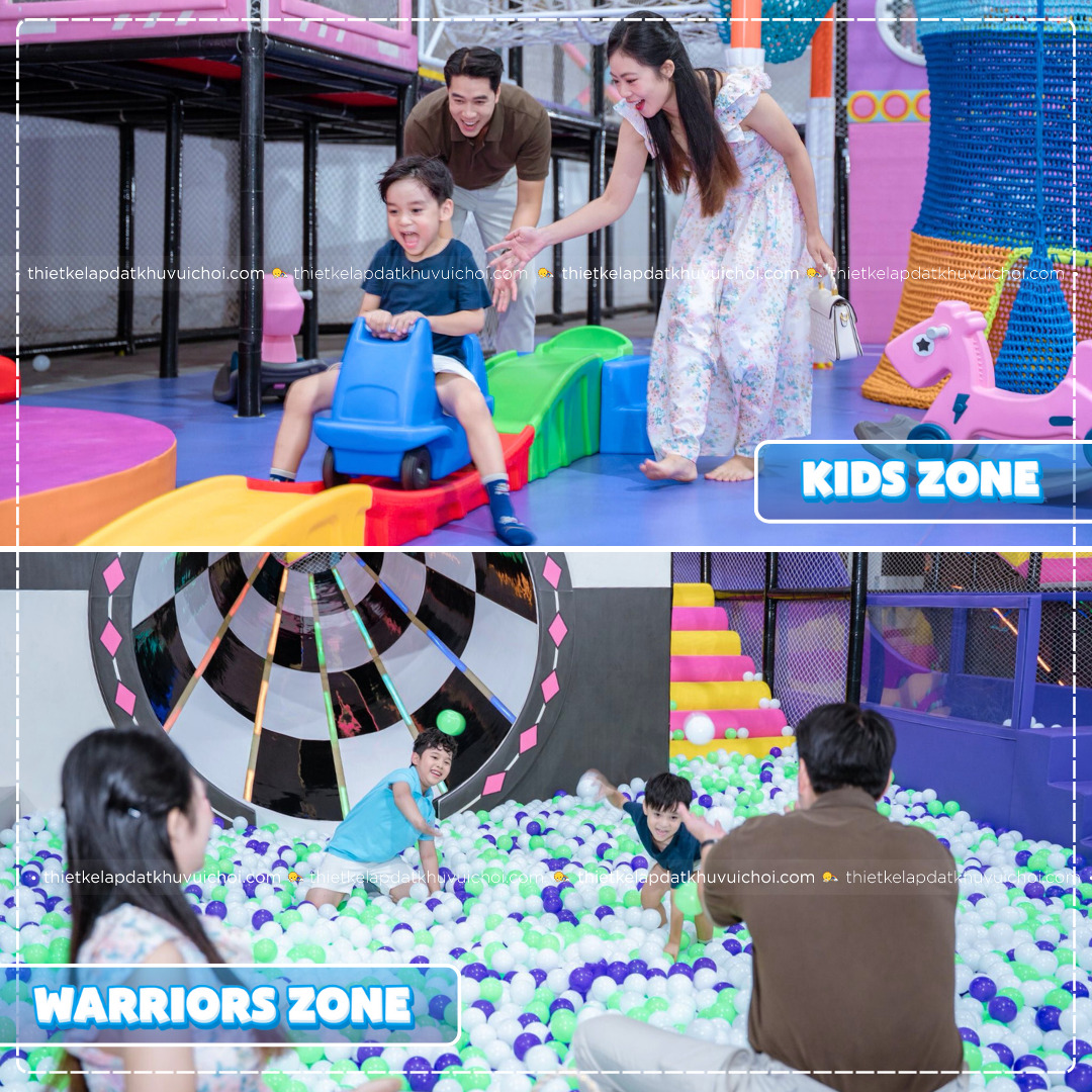 Khu vui chơi trẻ em Area One được chia thành 2 khu riêng biệt