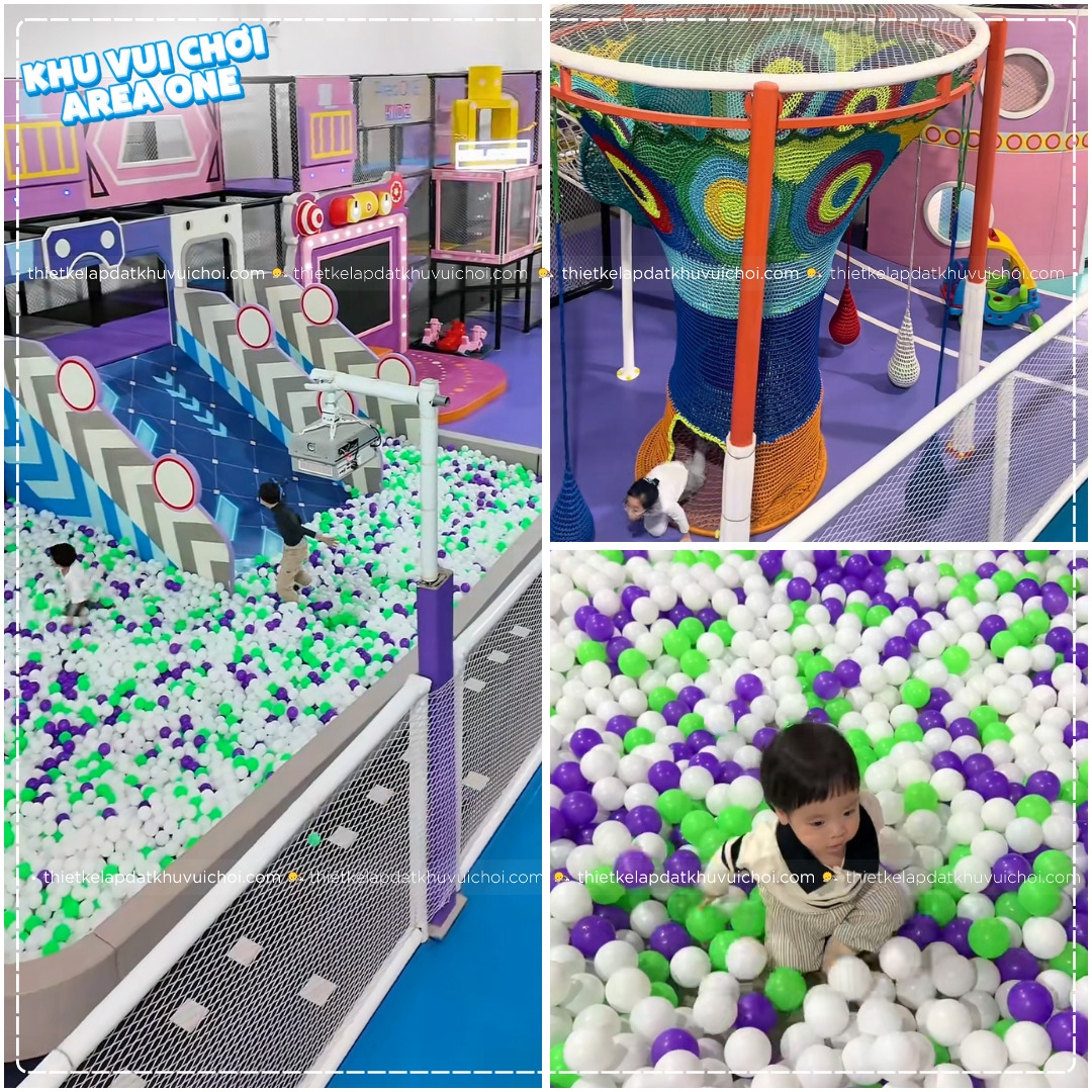 Nhà liên hoàn 3 tầng hoành tráng cho các bé