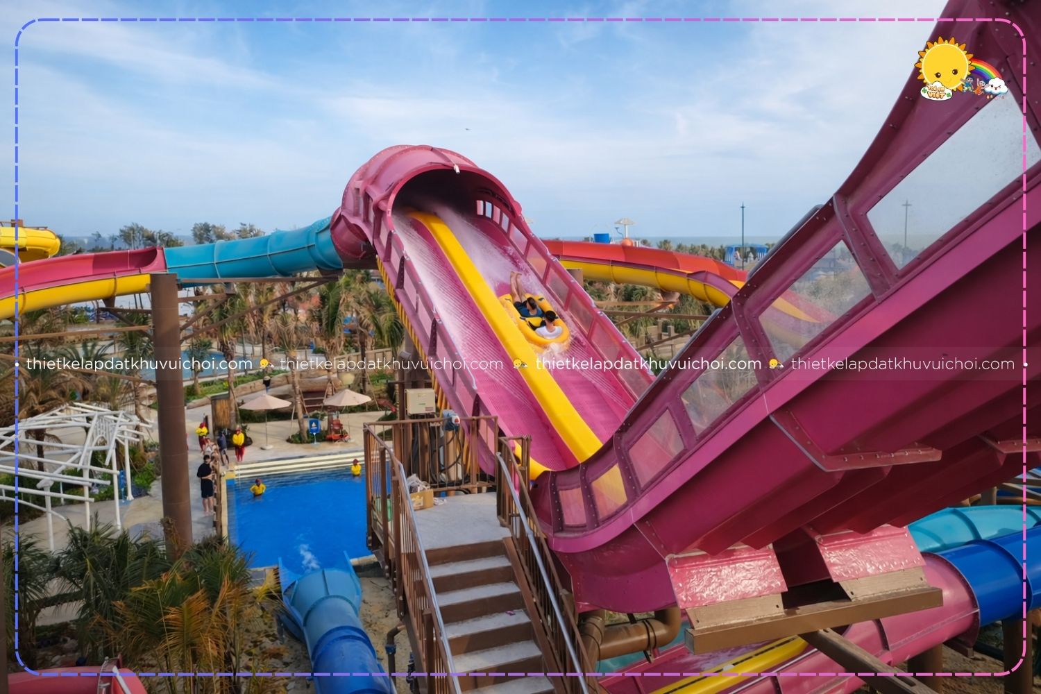 Huyền thoại sóng khơi với đường trượt siêu tốc dài 348m