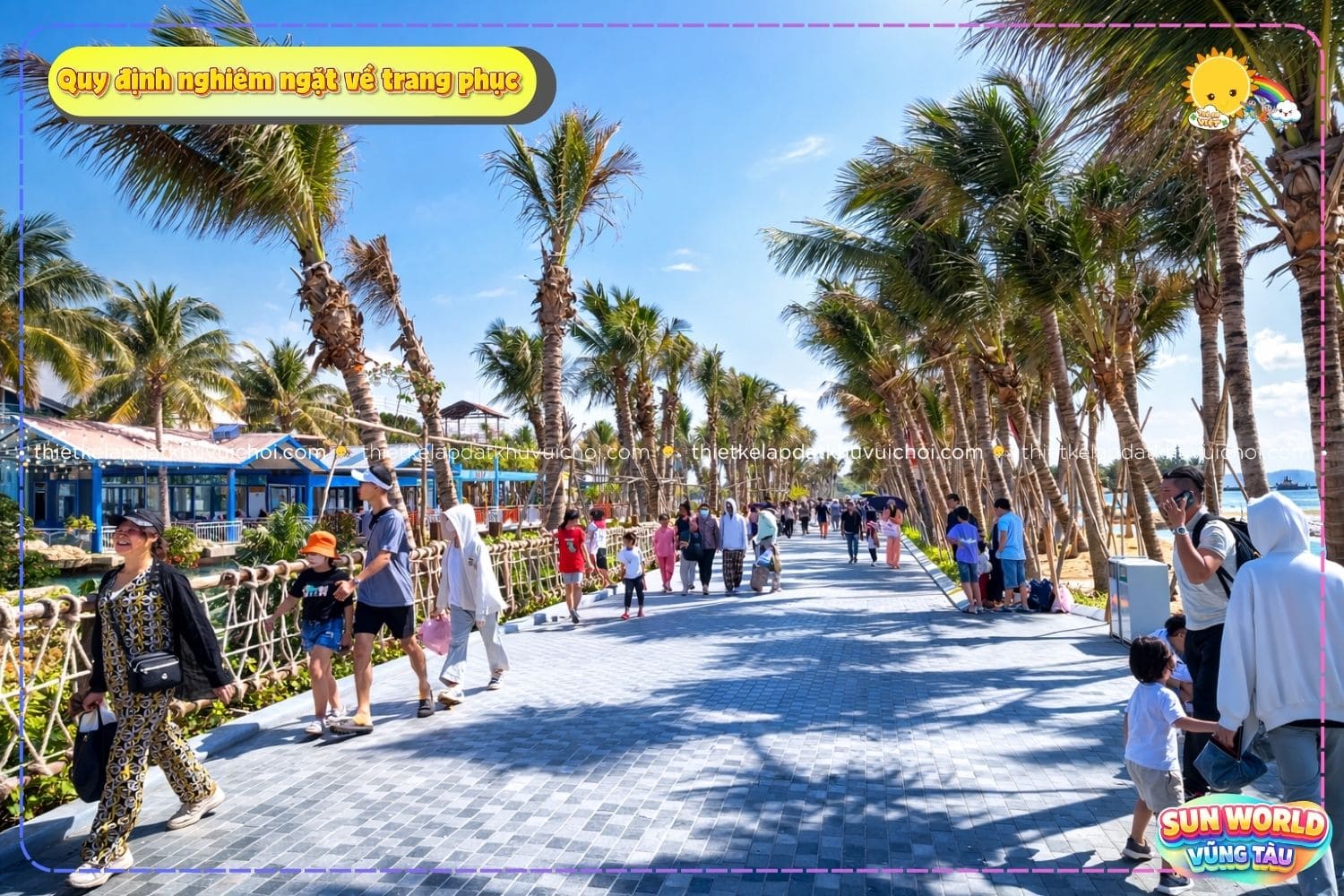 Quy định nghiệm ngặt về trang phục khi đi Sun World Vũng Tàu