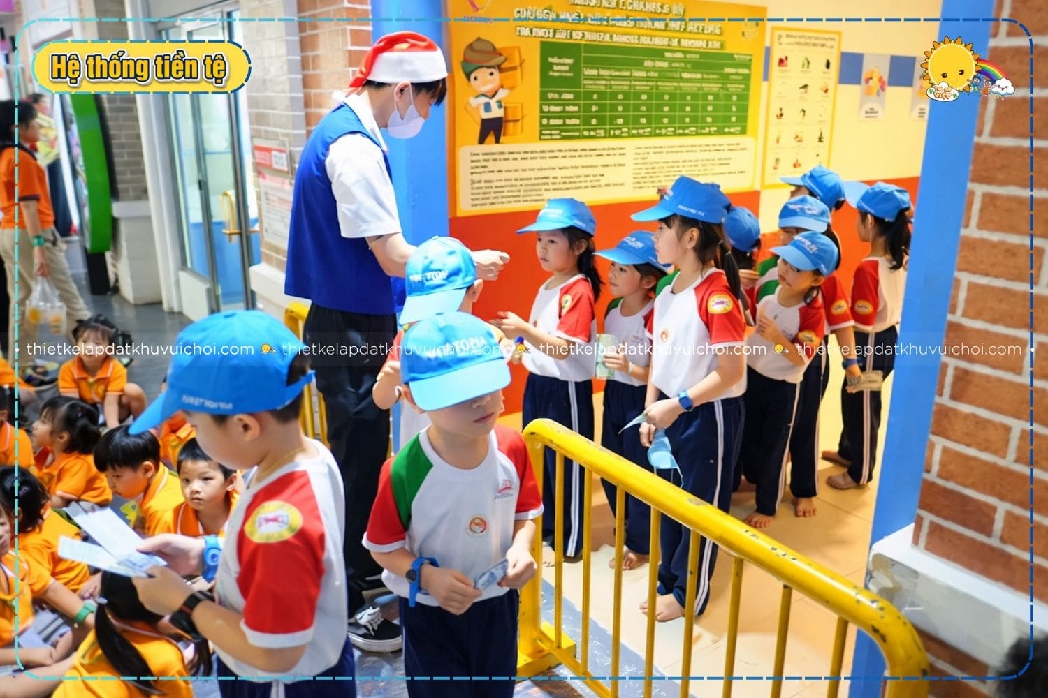 Hệ thống tiền tệ đặc biệt tại khu vui chơi trẻ em Vietopia