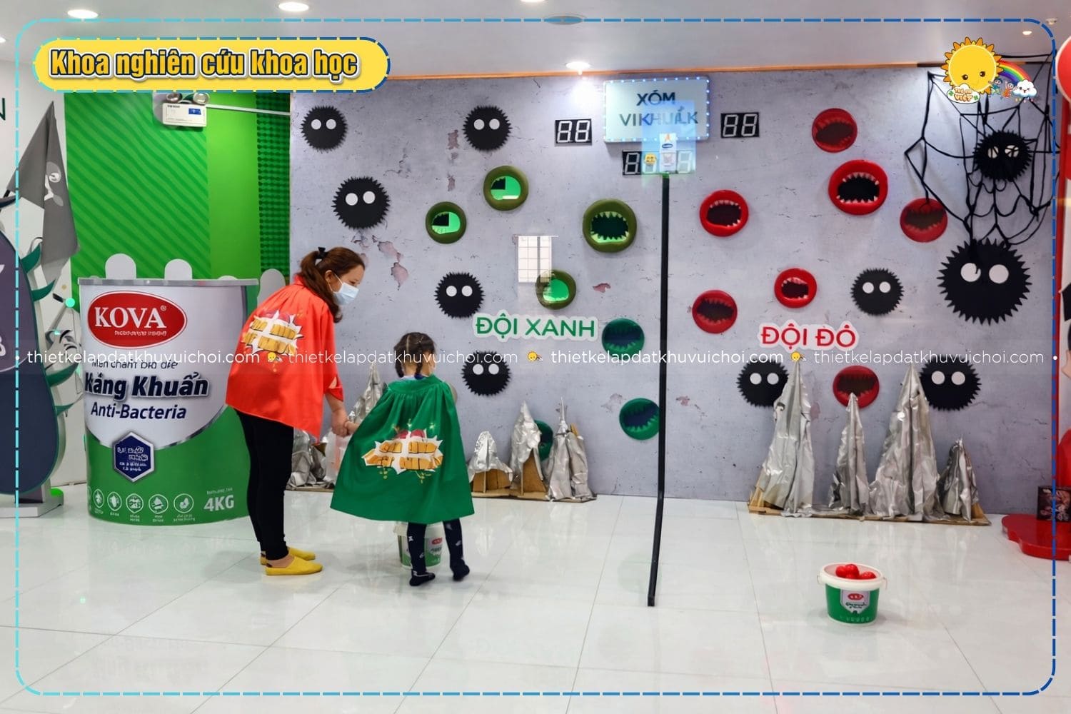 Bé sẽ được trải nghiệm những điều mới lạ ở khoa nghiên cứu khoa học