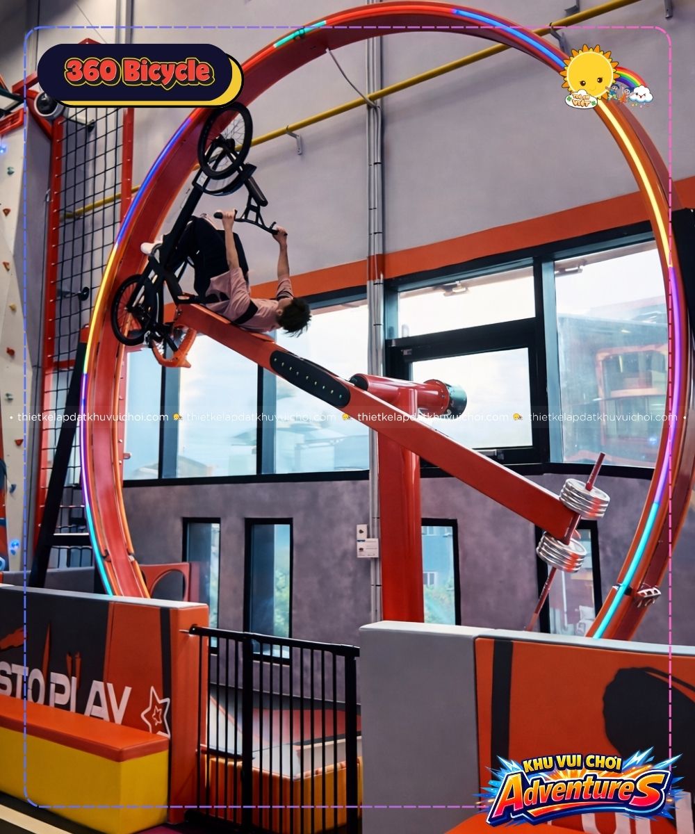 Cảm giác kích thích khi chơi 360 độ | Khu vui chơi AdventureS