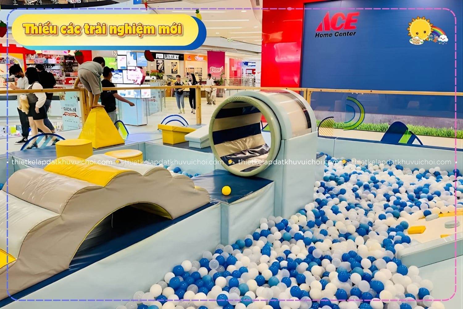 Khu vui chơi thiếu các trải nghiệm mới khiến các bé chán nản