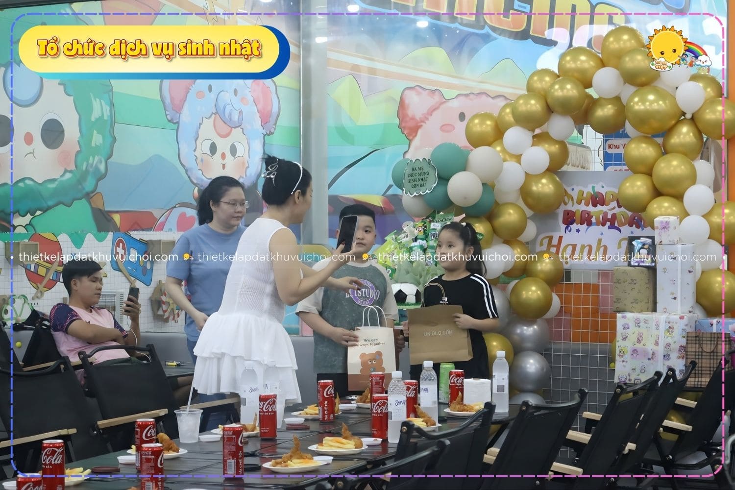 Dịch vụ tổ chức sinh nhật tại khu vui chơi giúp tăng doanh thu 
