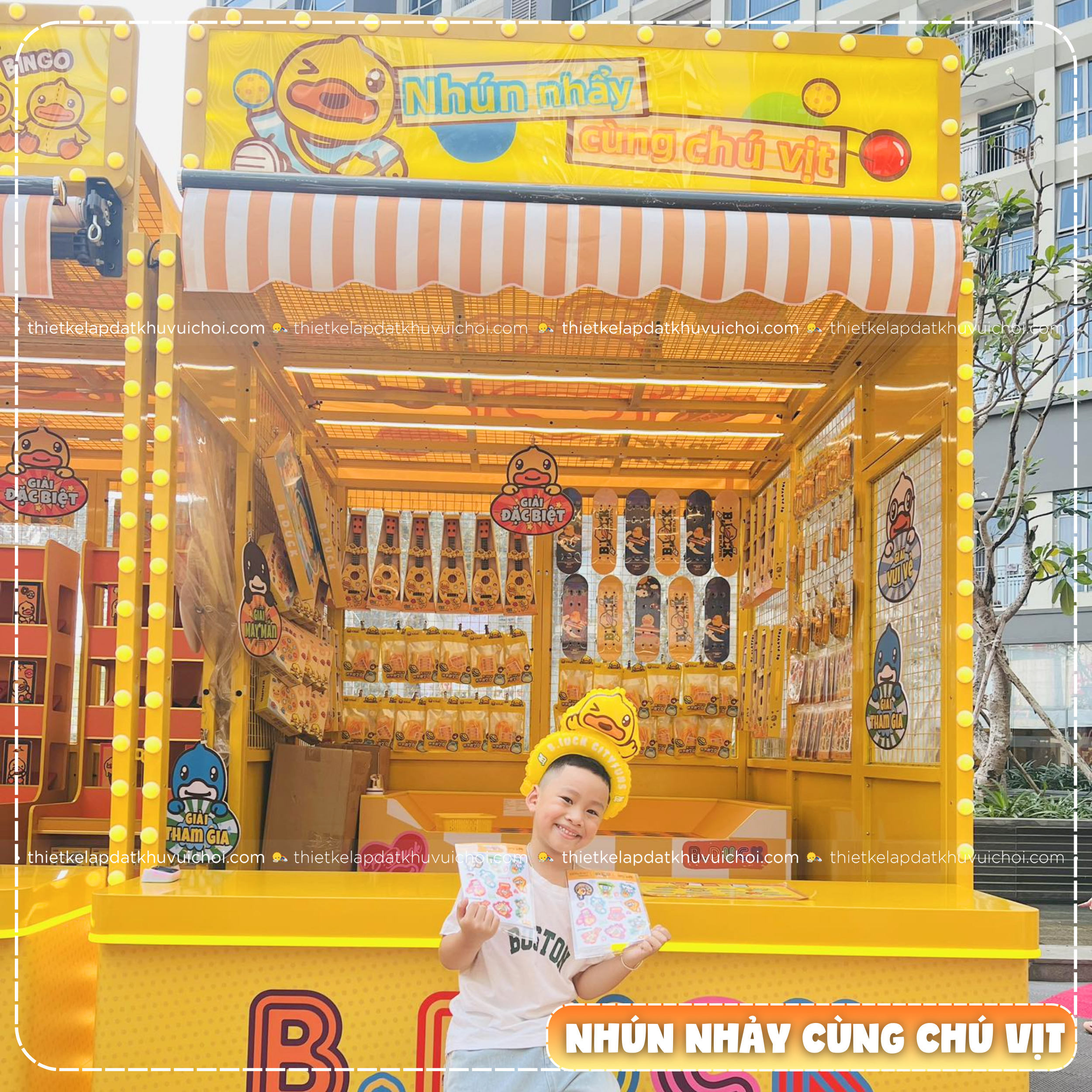 Gian hàng Nhún nhảy cùng chú vịt