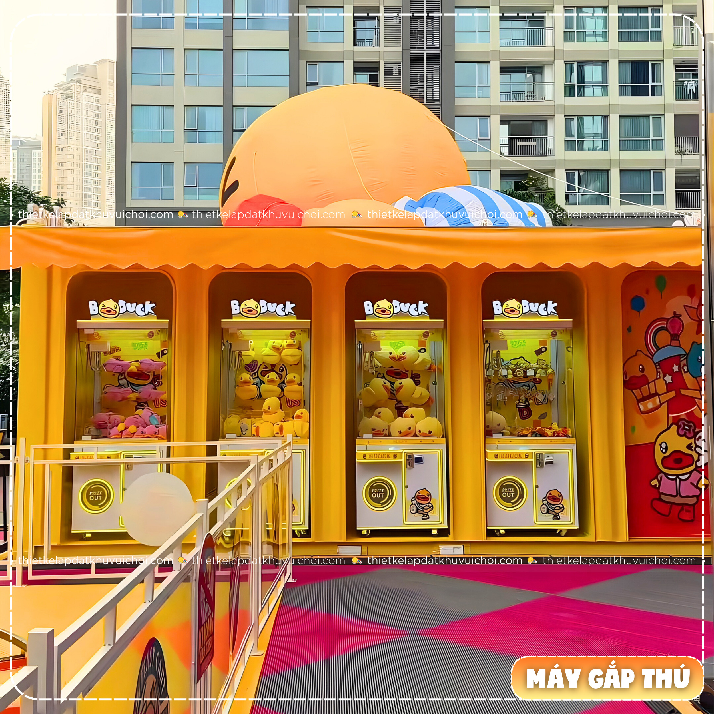 Máy gắp thú tại B.Duck Cityfuns Vietnam