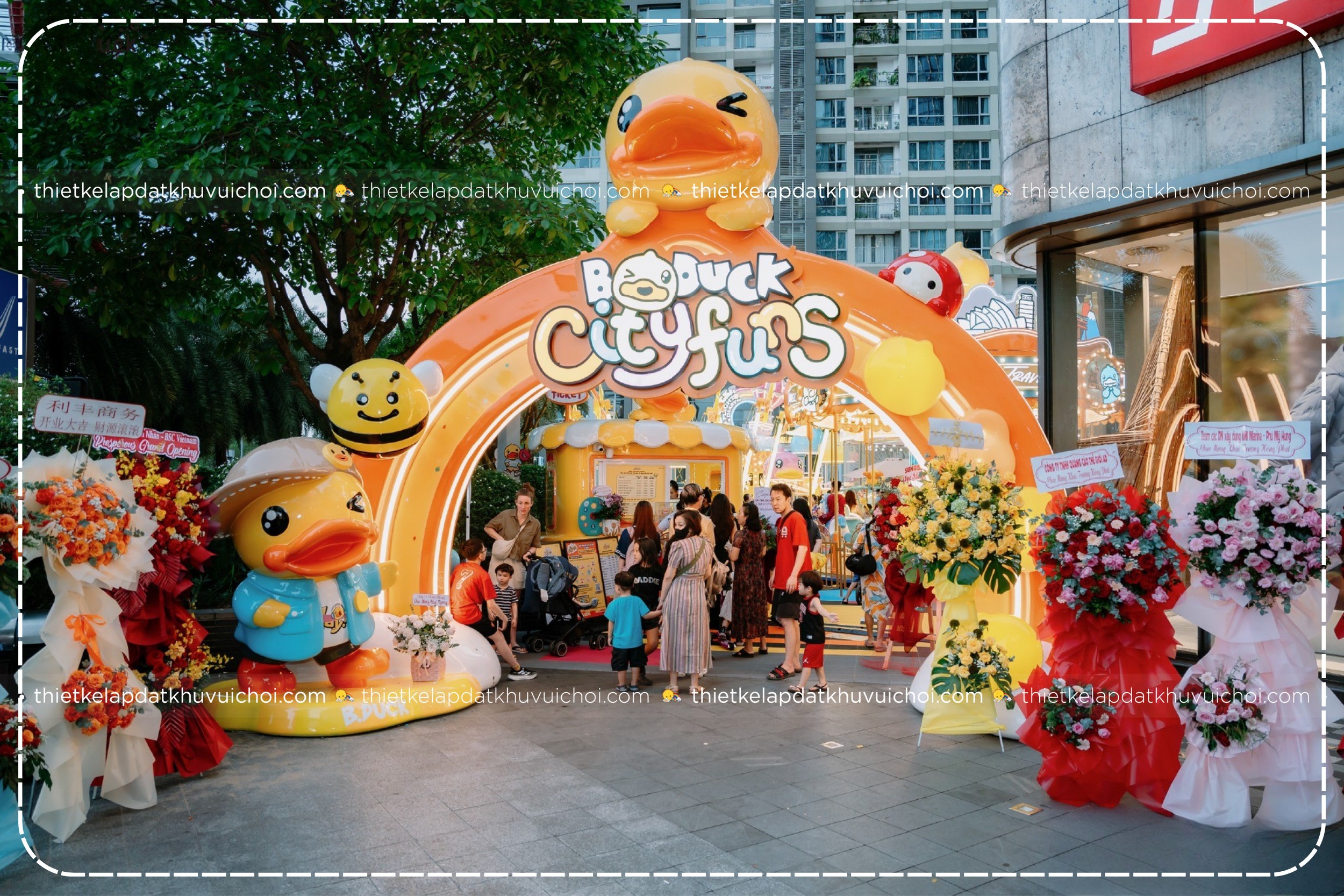Khu vui chơi pop-up B.Duck Cityfuns Vietnam