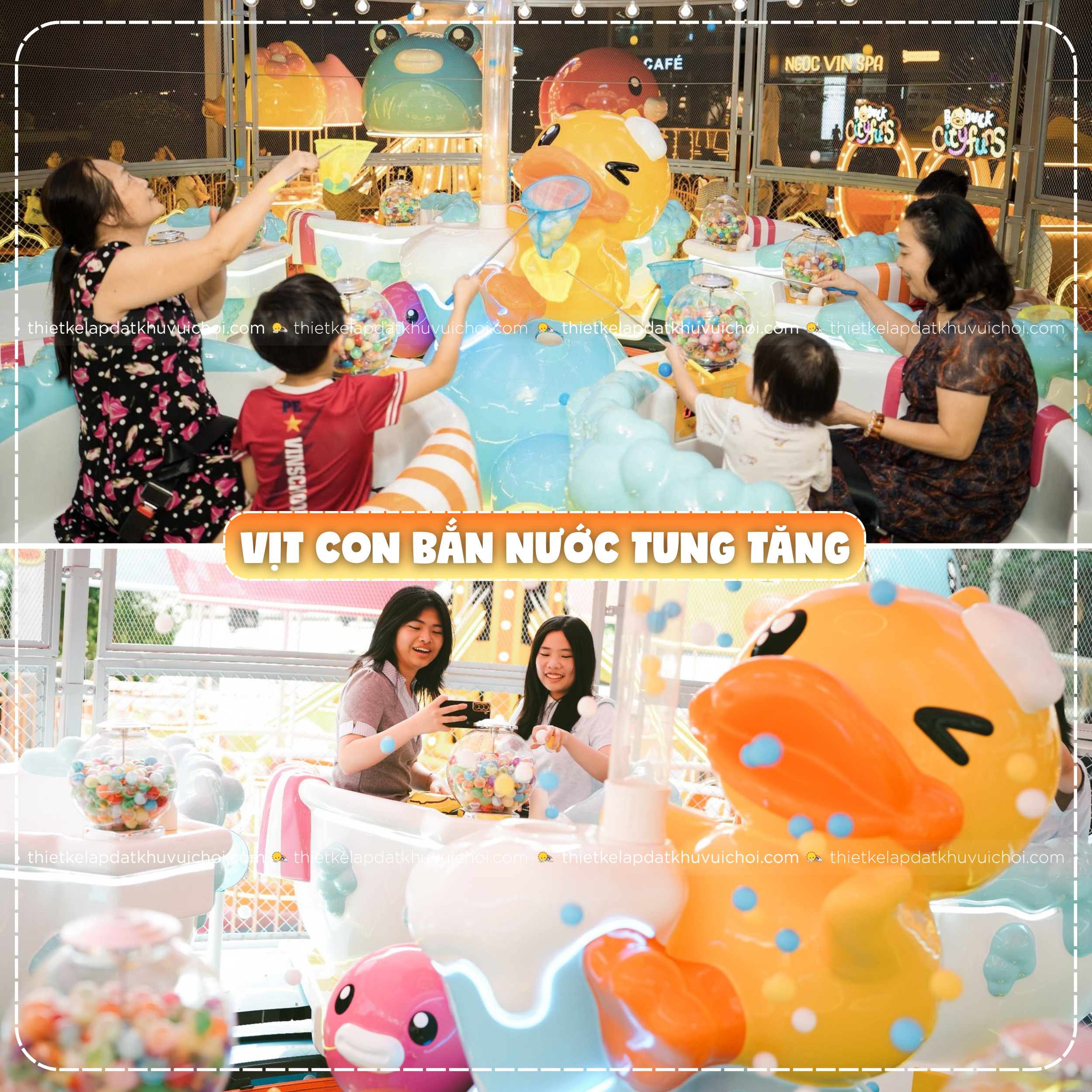 Trò chơi B.Duck Vịt con bắn nước tung tăng
