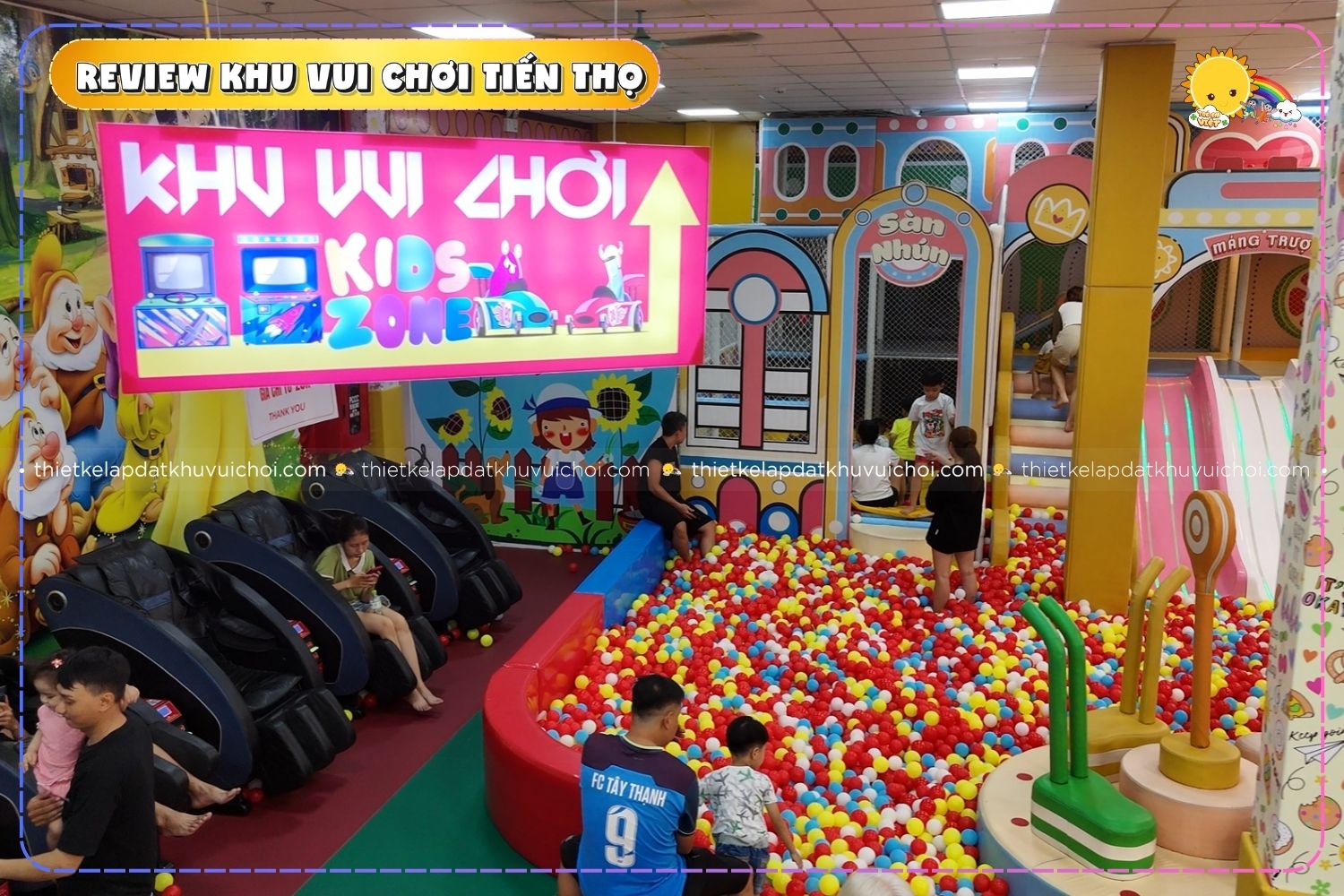 Review khu vui chơi Tiến Thọ với diện tích 4000m2
