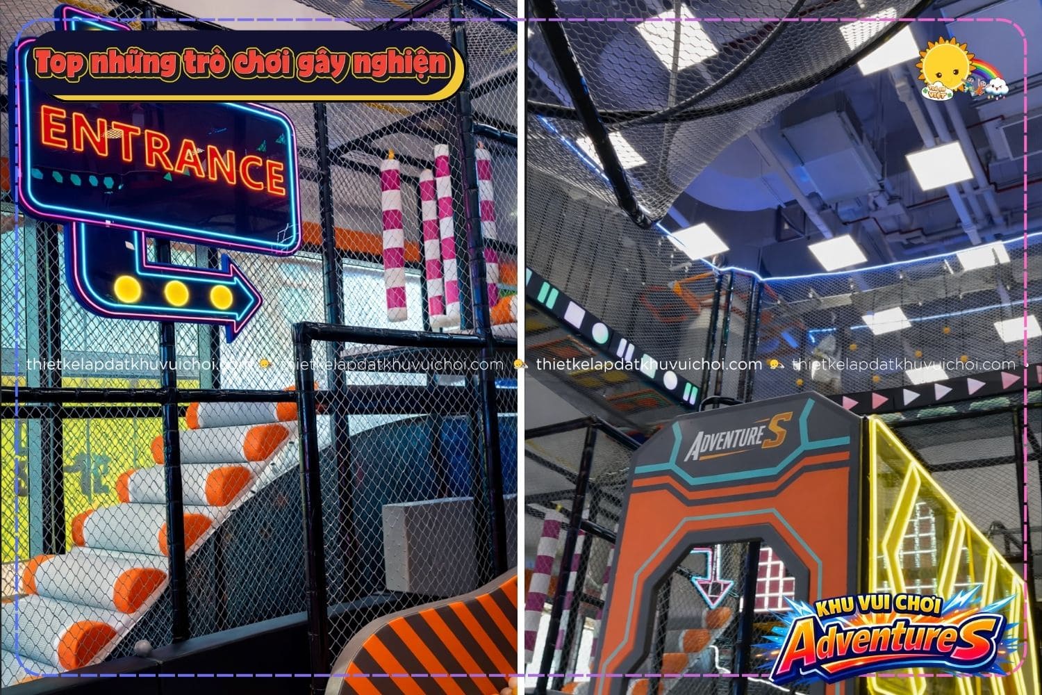 Hệ thống những trò chơi gây nghiện nhất tại khu vui chơi AdventureS