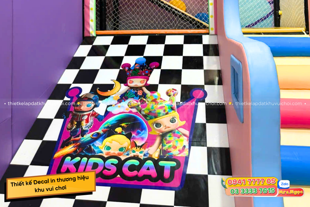 Thiết kế Decal in thương hiệu khu vui chơi