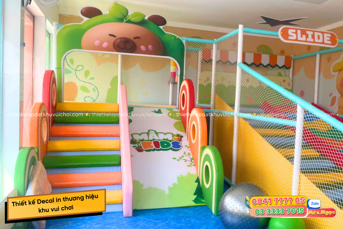 Thiết kế Decal in thương hiệu khu vui chơi