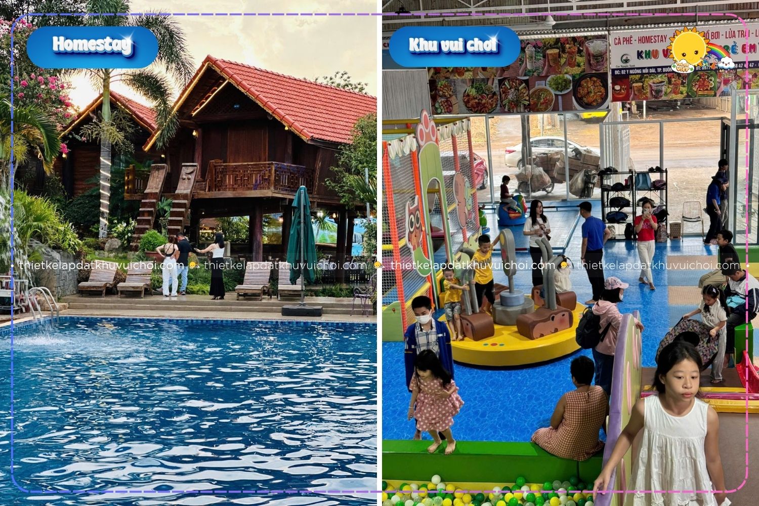 Mô hình homestay tích hợp khu vui chơi