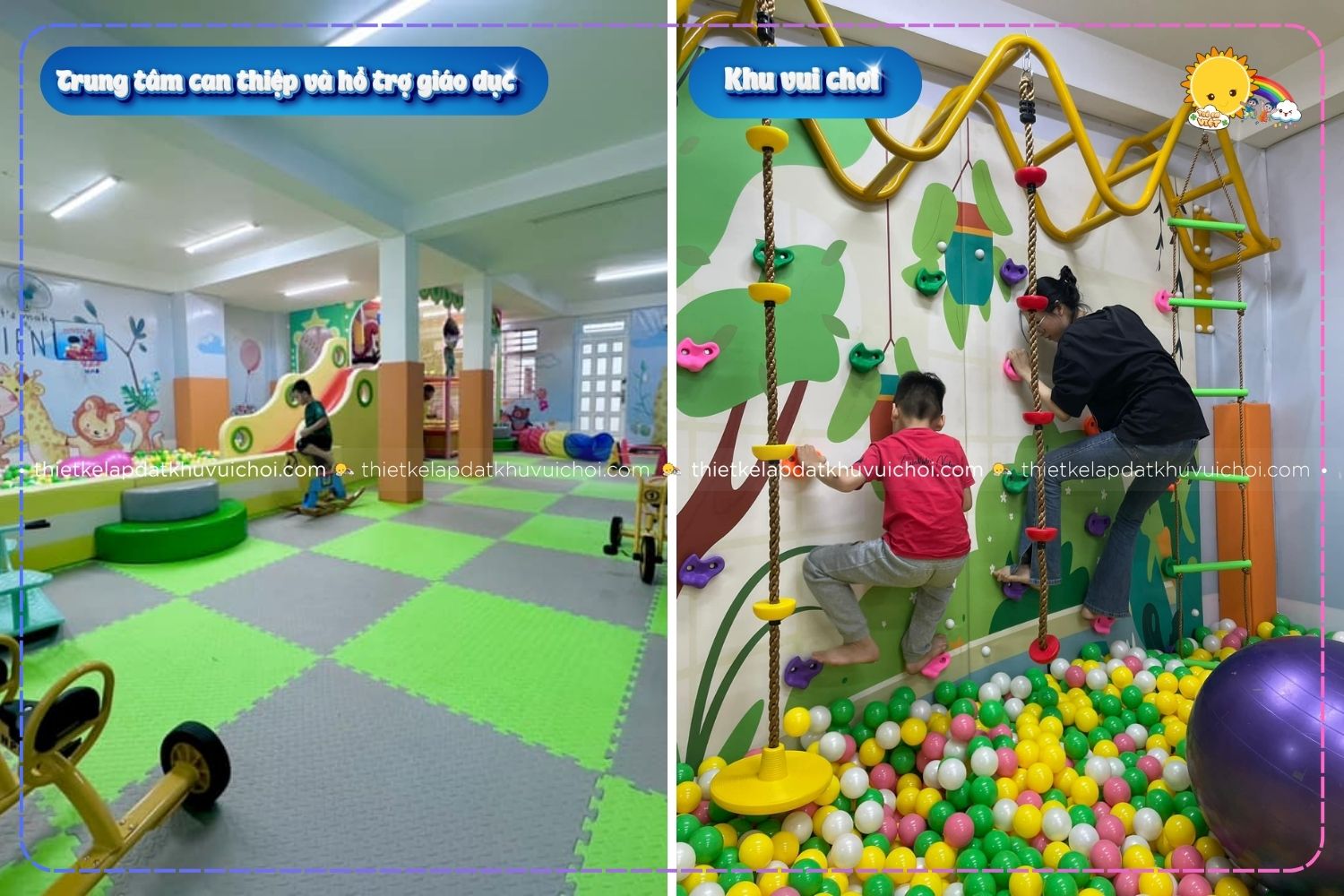 Trung tâm can thiệp và hỗ trợ giáo dục kết hợp khu vui chơi