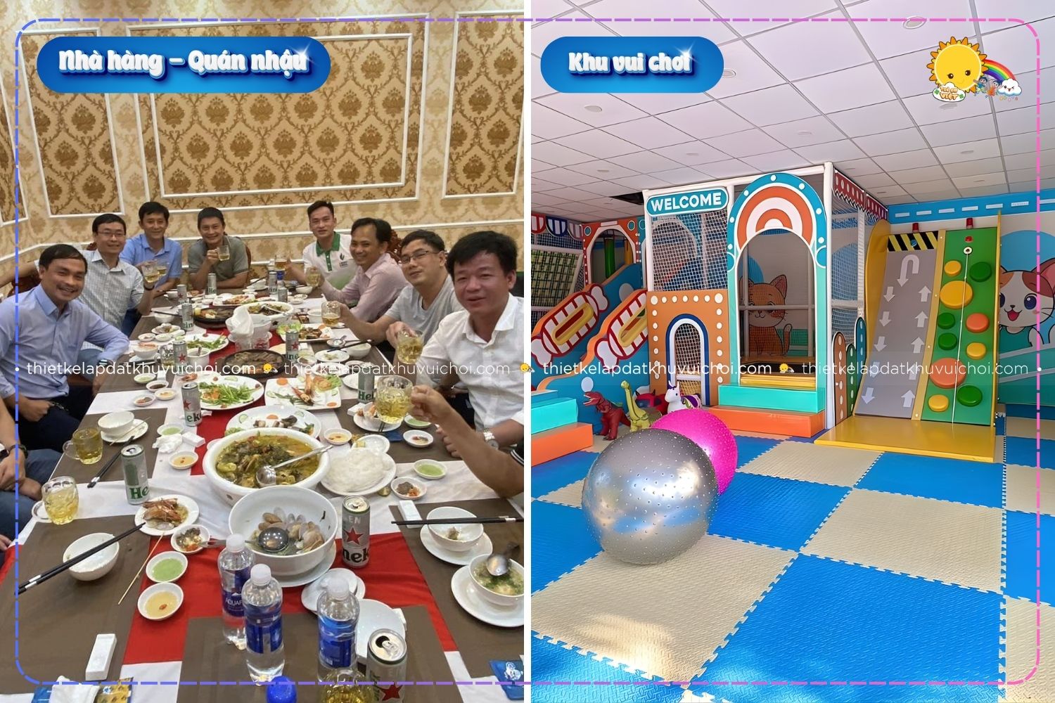 Khu vui chơi kết hợp quán nhậu