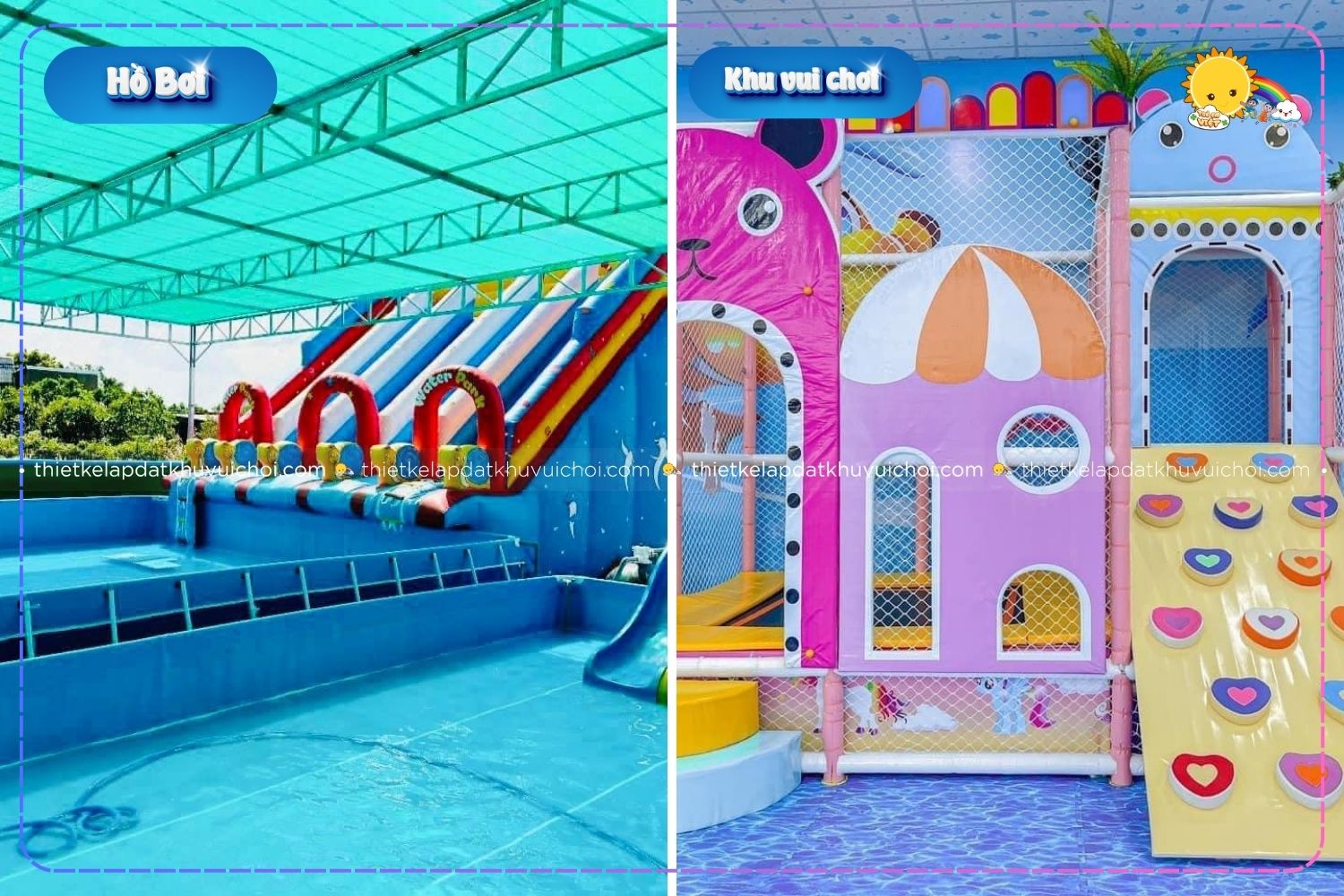 Mô hình đầu tư khu vui chơi kết hợp hồ bơi
