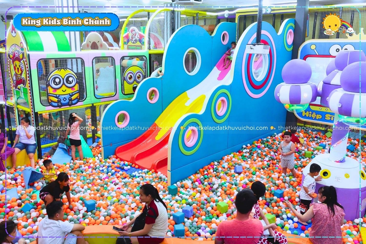 Khu vui chơi trẻ em kết hợp Cafe Kids tại Bình Chánh