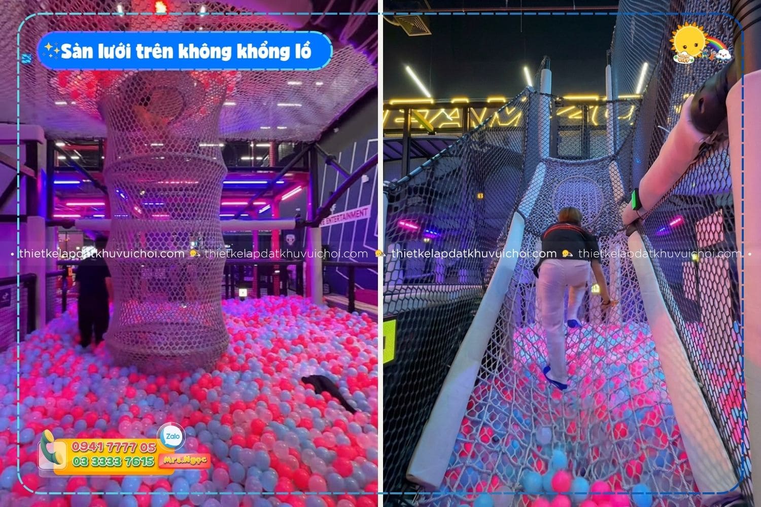 Sàn lưới khổng lồ