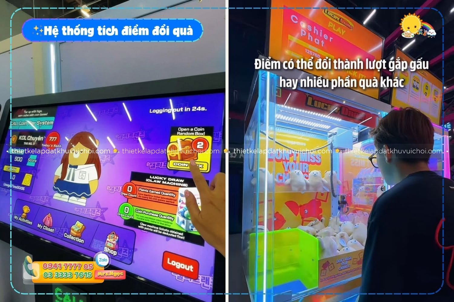 Hệ thống tích điểm đổi quà