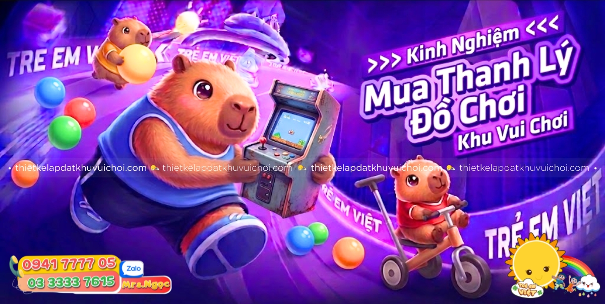 Kinh nghiệm mua thanh lý đồ chơi khu vui chơi Nên mua gì và tránh gì.jpg