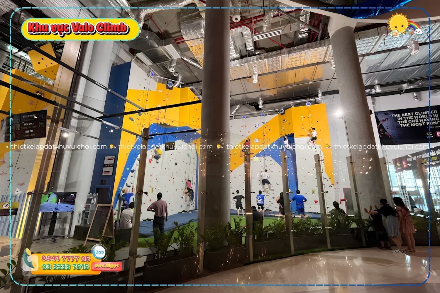 Valo Climb - Khu vực dành cho những người vừa bắt đầu vào hành trình leo núi nhân tạo
