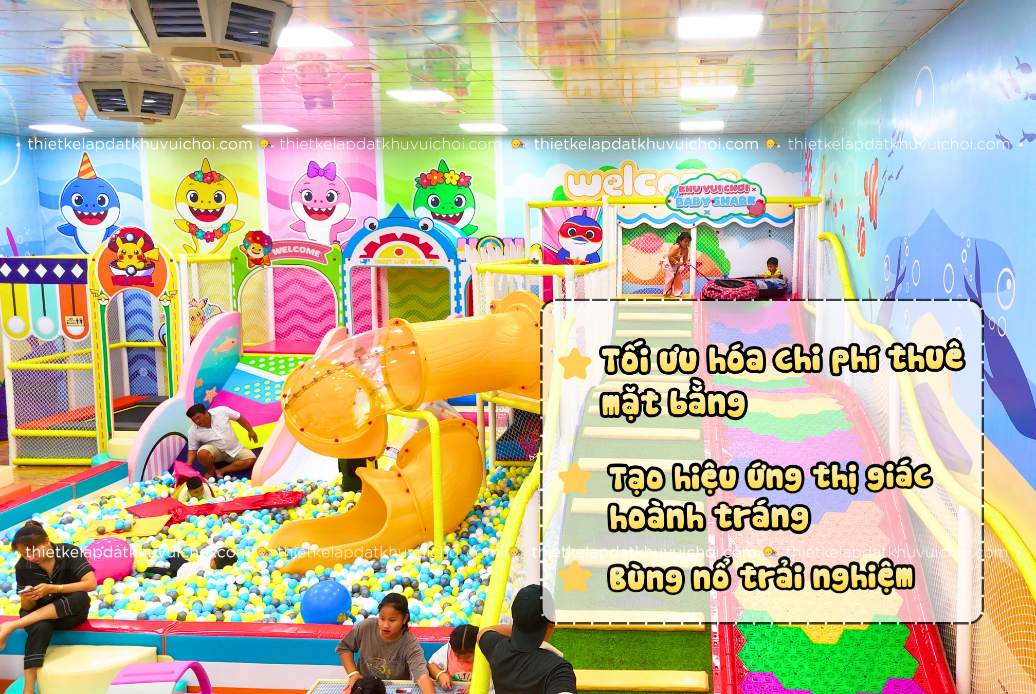 Lợi ích khi thiết kế khu vui chơi trần cao