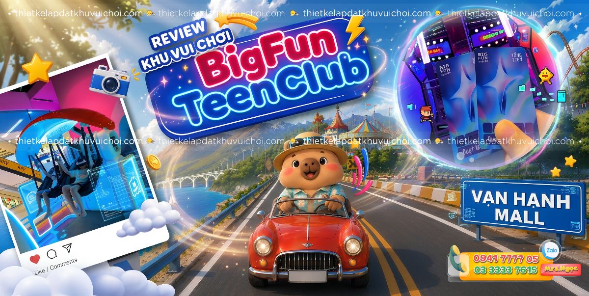 Tất tần tật về khu vui chơi Bigfun Teenclub