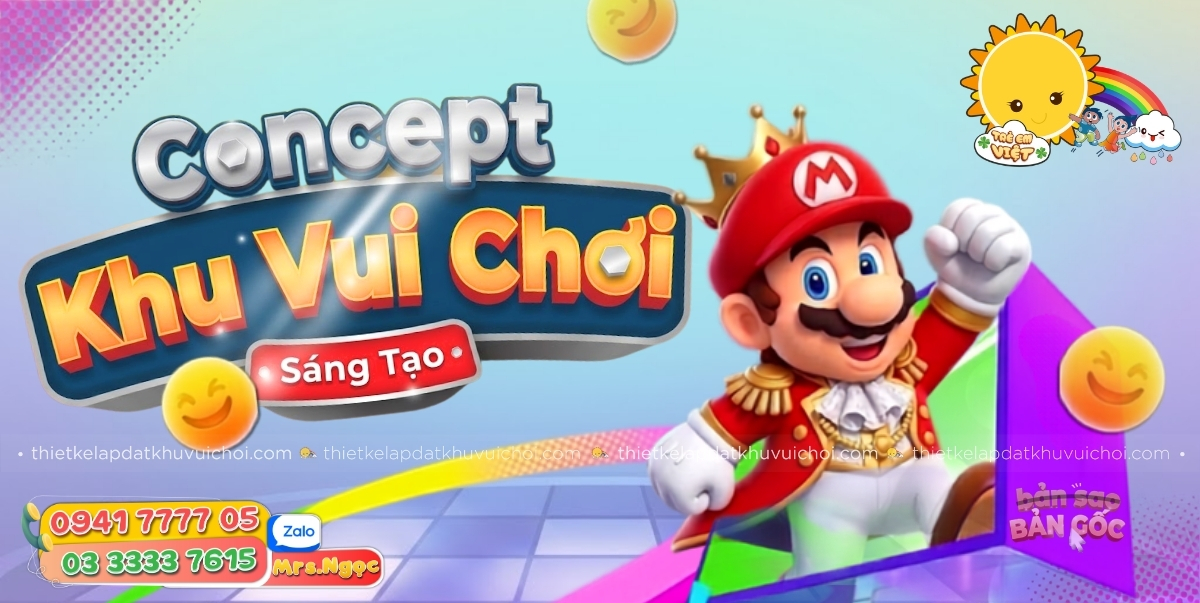 Concept khu vui chơi không chỉ là chủ đề đẹp – mà là nền tảng quyết định hiệu quả kinh doanh