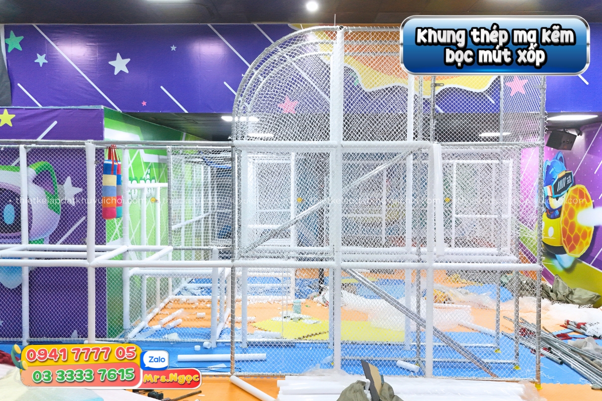 Khung thep ma kem nhung nong boc mut