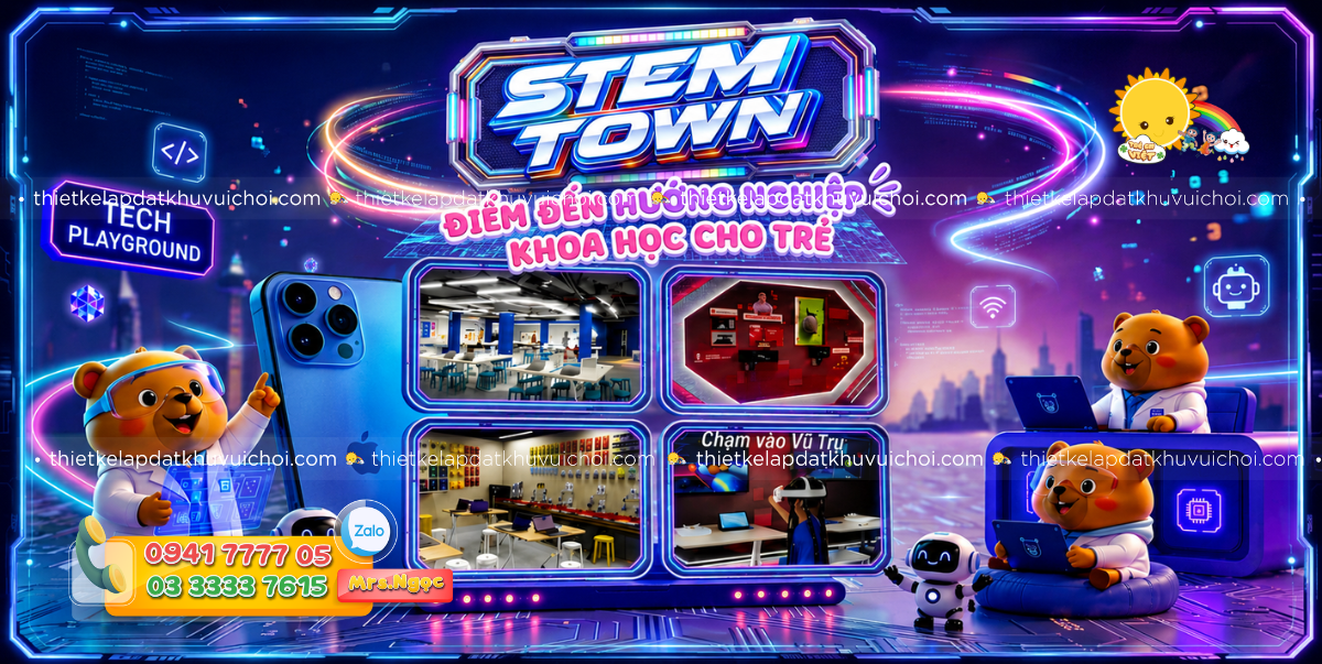 Trải nghiệm 1 ngày đi STEM Town - điểm đến hướng nghiệp khoa học cực hot cho trẻ em