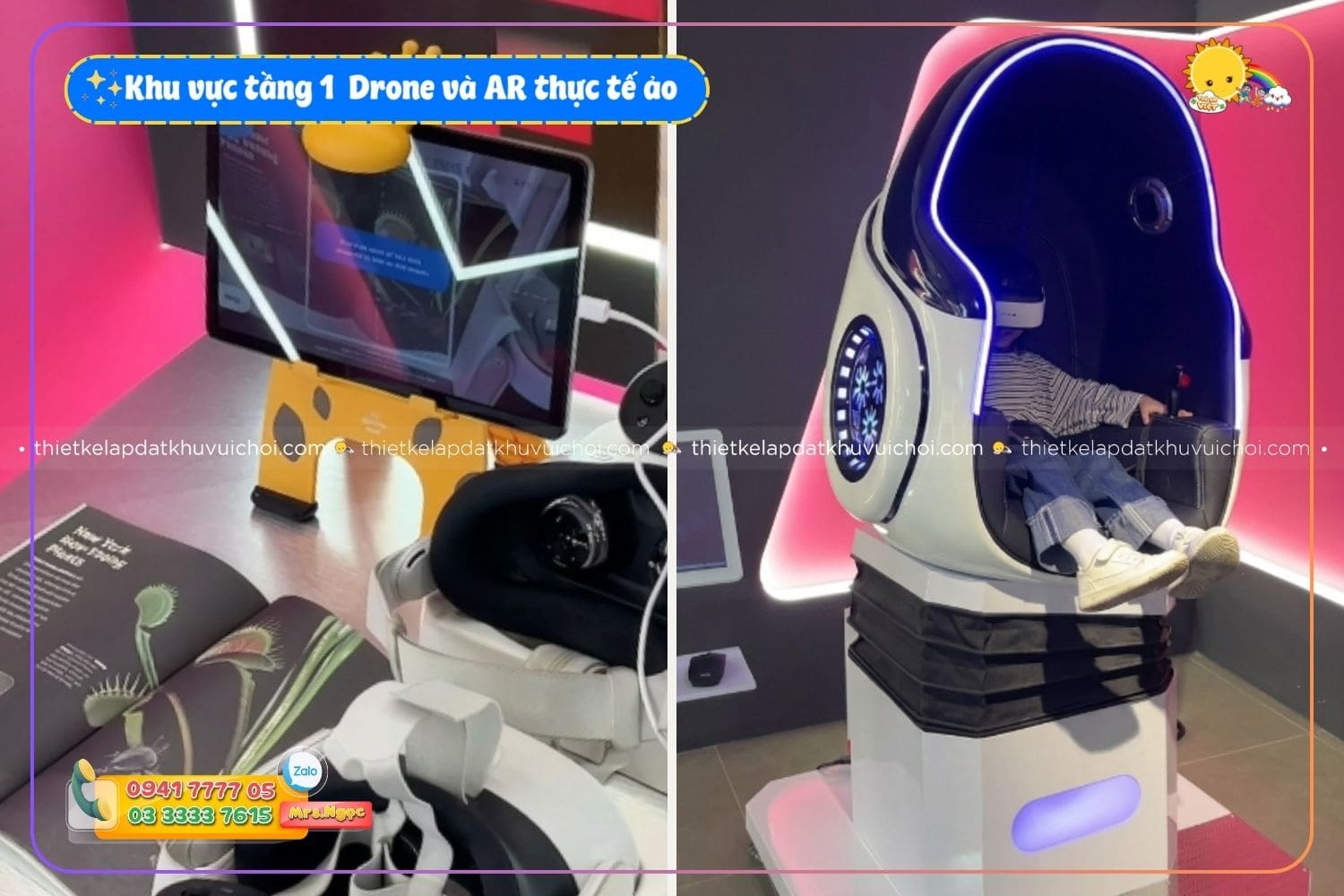 Trải nghiệm khu VR tại Stem Town