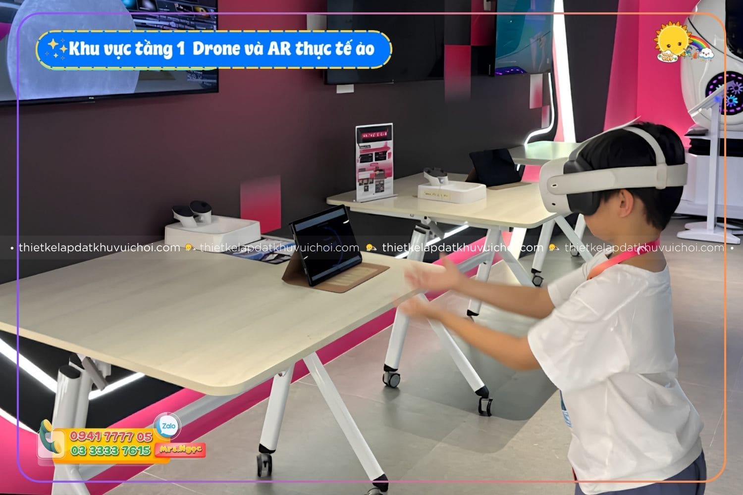 Khám phá công nghệ bay và điều khiển cảm biến tại tầng 1 Stem Town