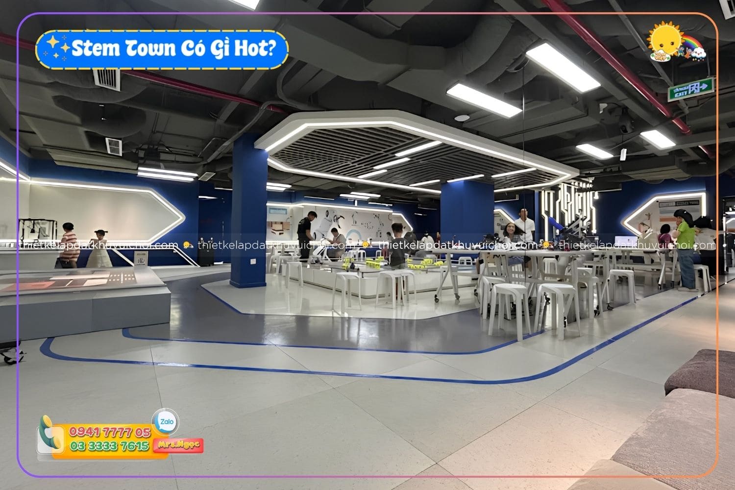 Stem Town có gì hot mà phụ huynh đưa con mình nhiều đến như vậy