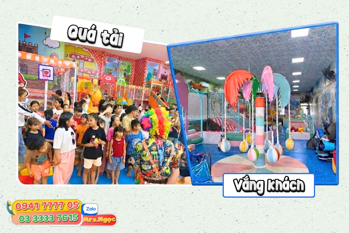 Su khac biet cua cac khu vui choi sau thoi gian dai hoat dong