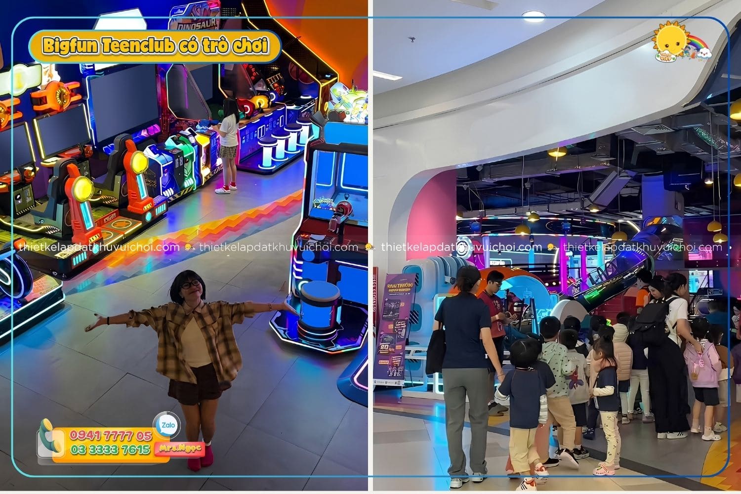 Khu vui chơi Bigfun Teenclub có gì chơi