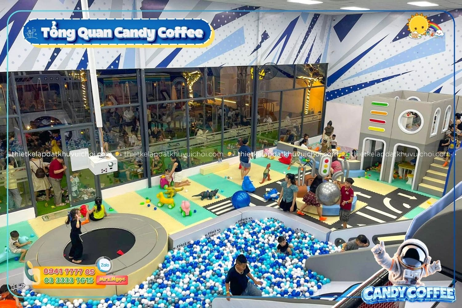 Tổng quan về khu vui chơi Candy Coffee