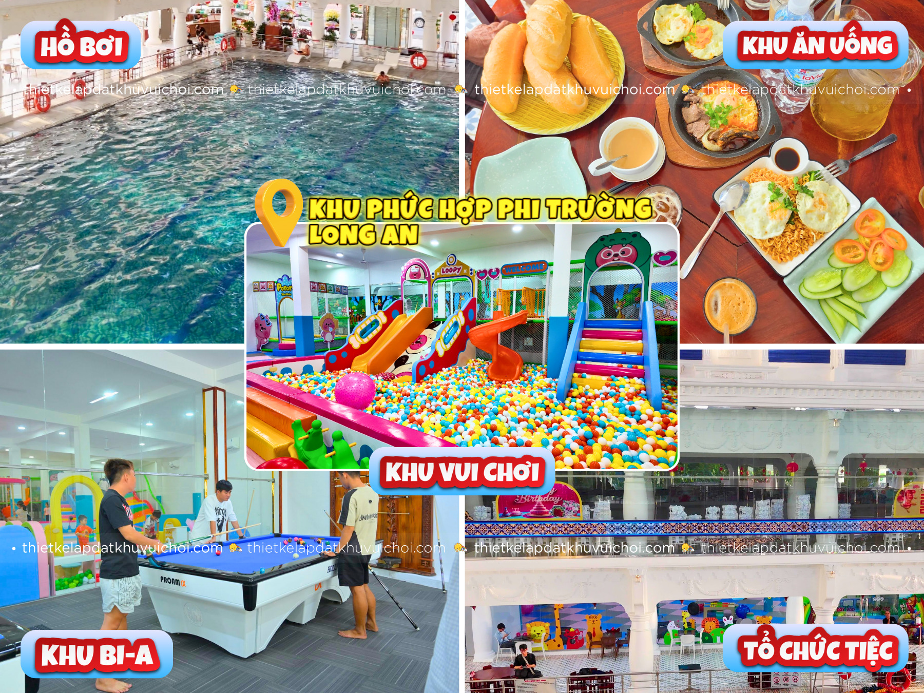 Tích hợp khu vui chơi trong tổ hợp giải trí Phi Trường - Long An