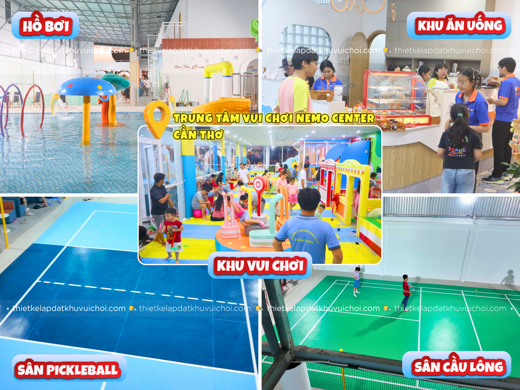 Tích hợp khu vui chơi trong tổ hợp giải trí Nemo Center - Cần Thơ